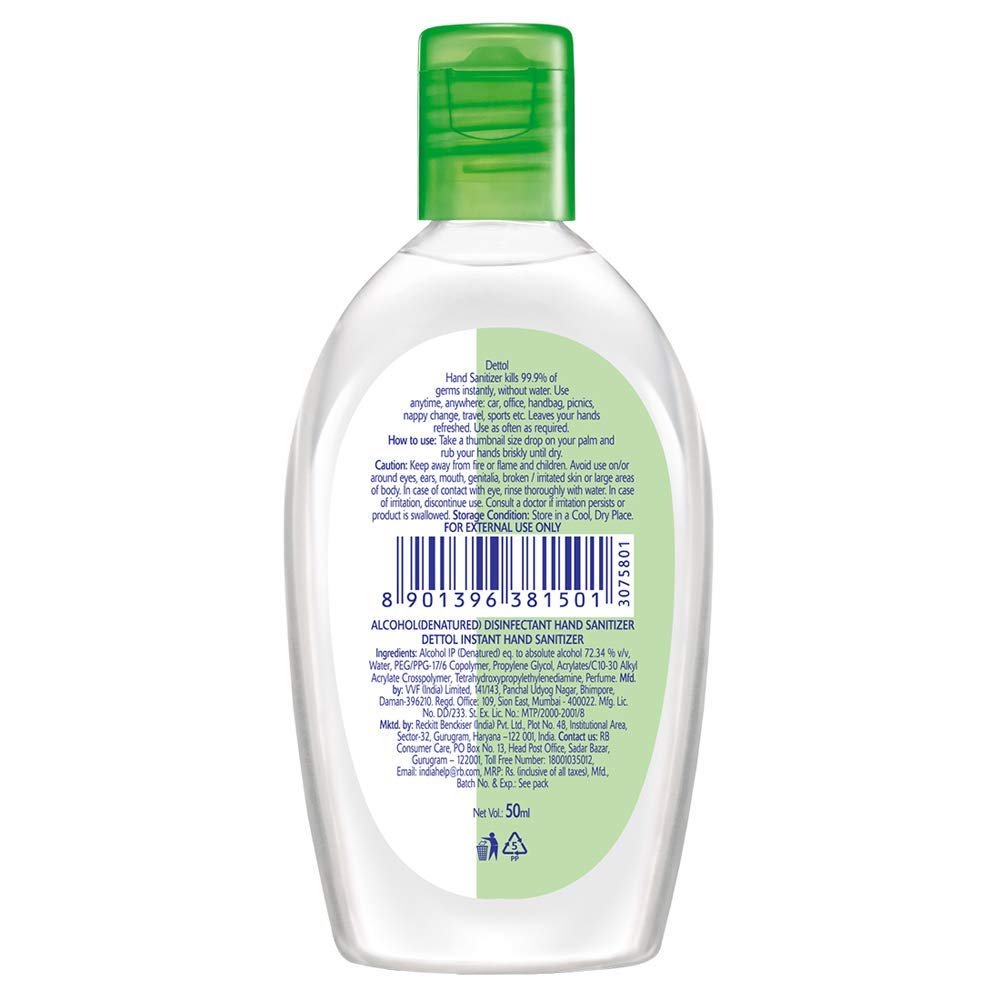 29...Dettol Hand Sanitiser Original 50 ml